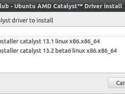 Select the driver to install.