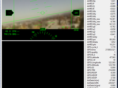 HUD graphics overlaid with Image stream (Low Res)