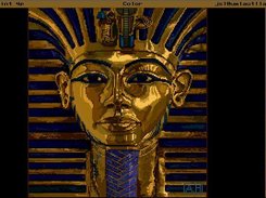 A screenshot of the King Tut image loaded in.