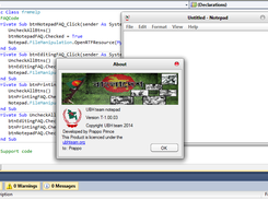 ubh simple notepad Screenshot 1