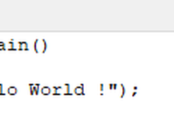 Hello World In Ubik Code