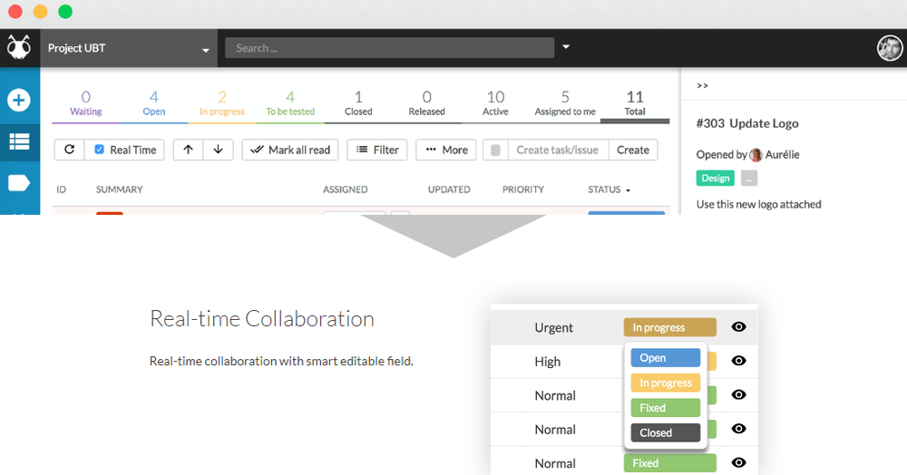 uBugtrack Screenshot 1