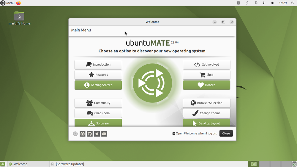 Ubuntu MATE Screenshot 1