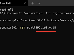 Connection using PowerShell