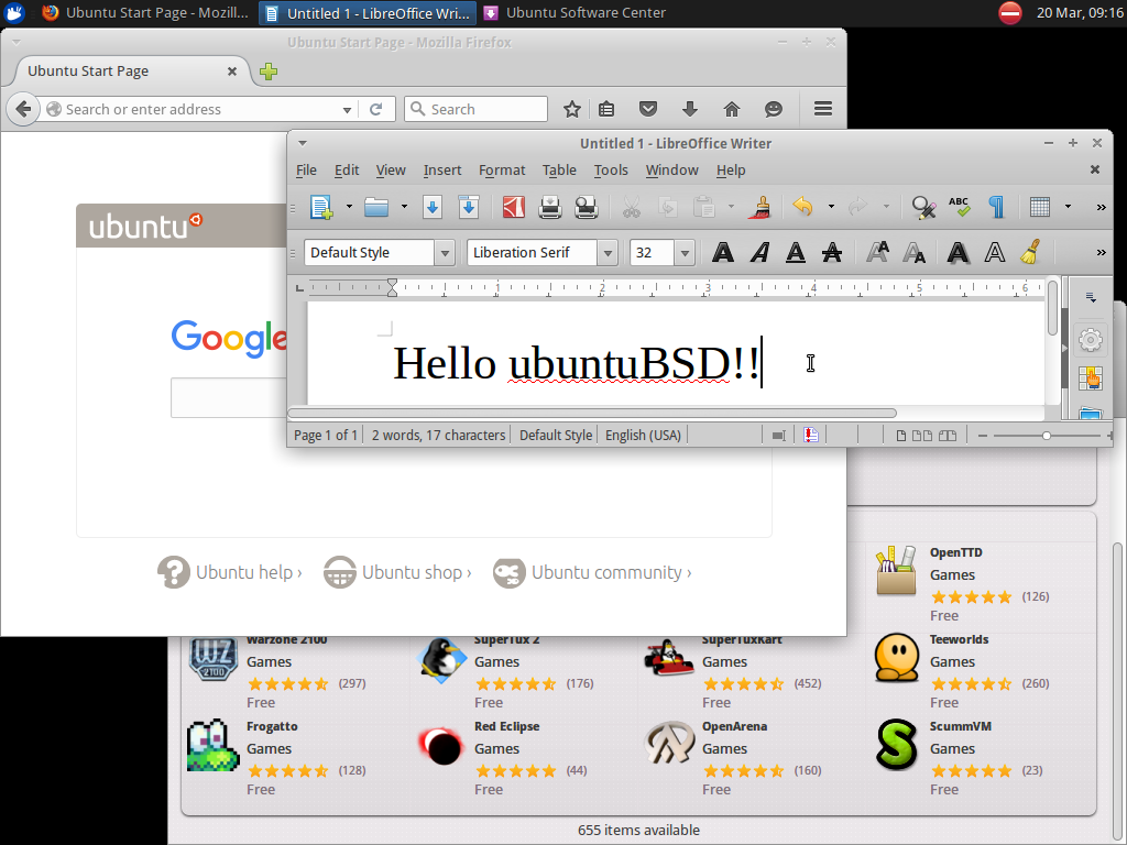 UbuntuBSD ScreenShot