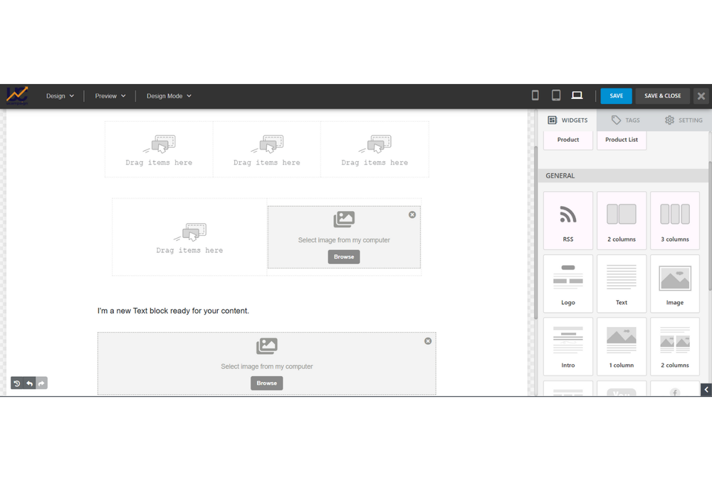 The Drag and Drop Builder. With this innovative tool, marketers can effortlessly design visually stunning emails by simply dragging and dropping elements into place. No coding expertise is required, making it accessible for all skill levels.