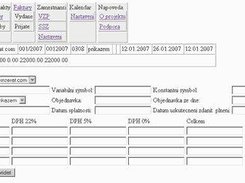Pridavani faktur a seznam jiz pridanych