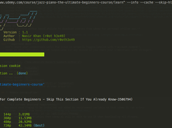 udemy-dl Screenshot 1