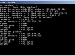 udp_broadcaster.exe with the --verbose command-line option