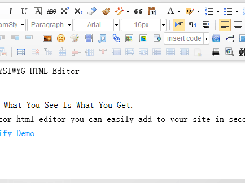 Free UEditor WYSIWYG HTML Editor Screenshot 1
