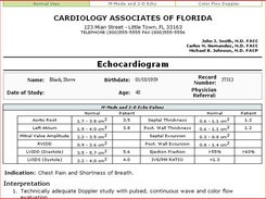 Ultimate EMR Echocardiogram Report