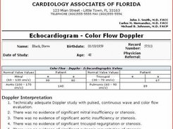 Ultimate EMR Doppler Report