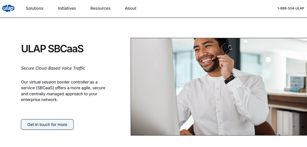 ULAP SBCaaS Screenshot 1