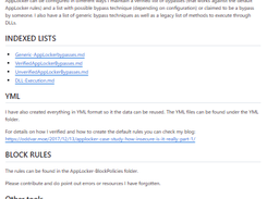 Ultimate AppLocker Bypass List Screenshot 1