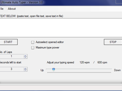 Ultimate Typer 3.0 Main window
