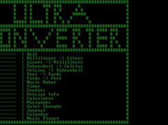 Title Screen in Green