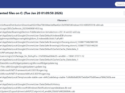 File fragmentation report - light color theme