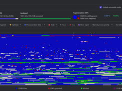 UltraDefrag 15 - dark color theme