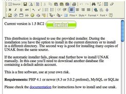 Wysiwyg editor FCKEditor 2.3