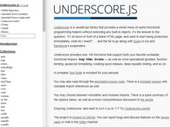 Underscore.js Screenshot 1