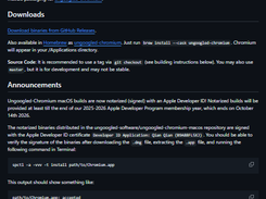 Ungoogled Chromium Mac Screenshot 1