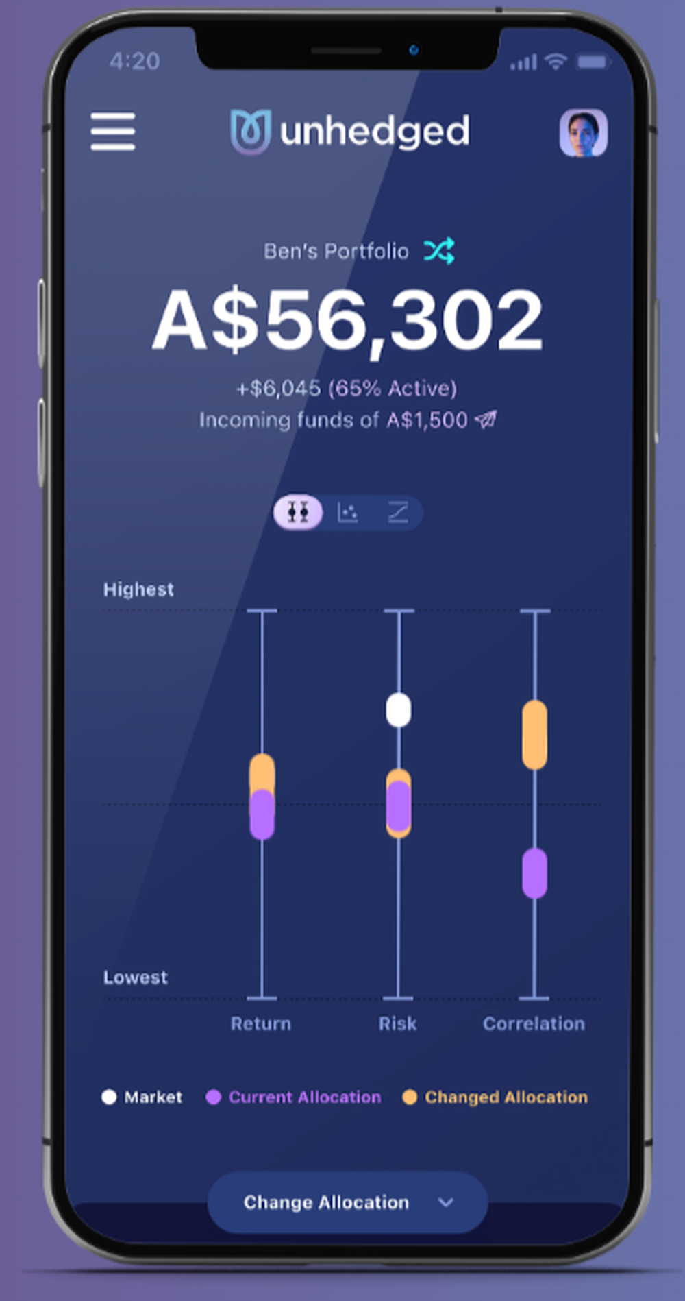 Unhedged Screenshot 1