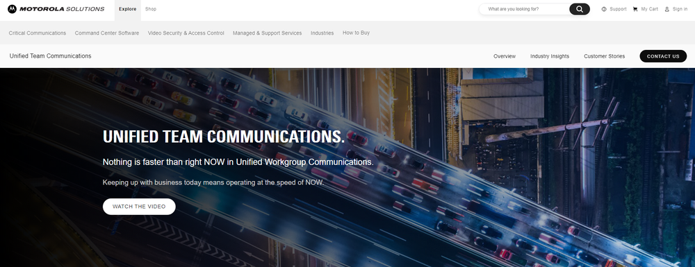 Motorola Unified Team Communications Screenshot 1