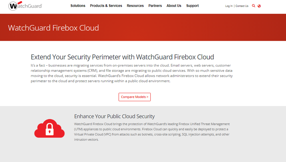 WatchGuard Firebox Cloud Screenshot 1