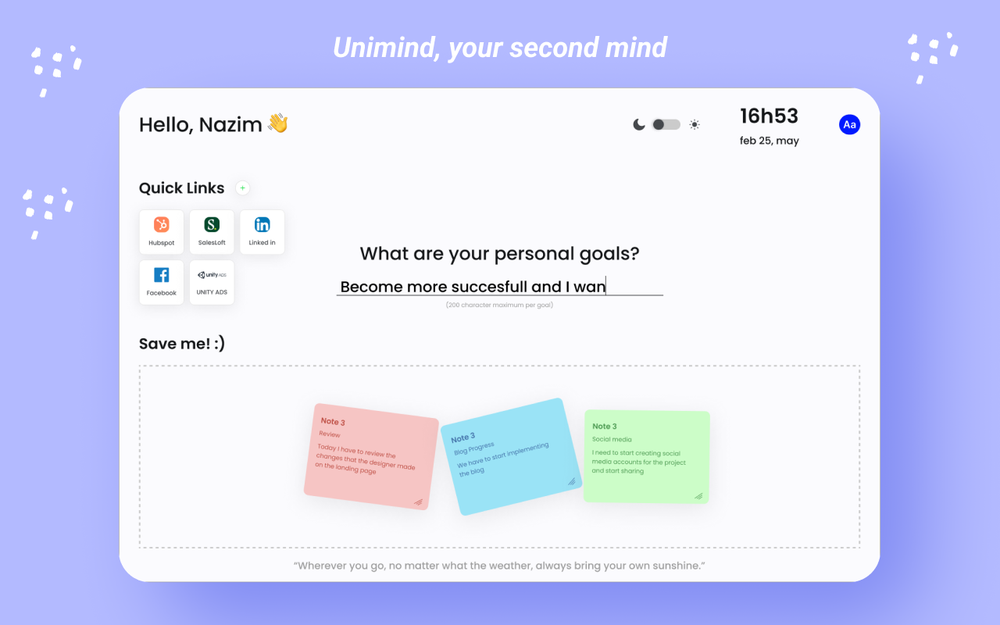 Unimind Screenshot 1