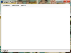 Unipers Parser Screenshot 1