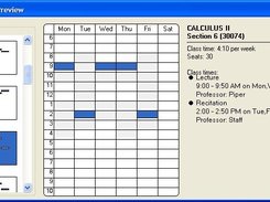 Looking at a course's meeting times