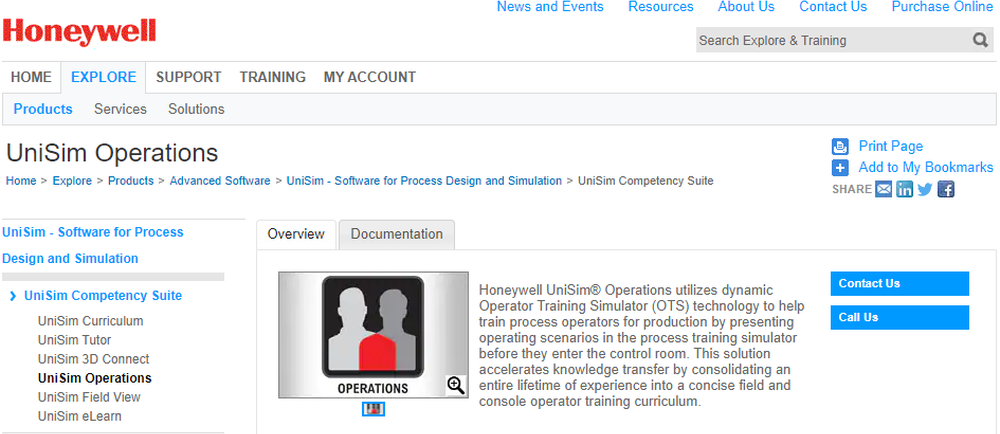 Honeywell UniSim Design Suite Screenshot 1