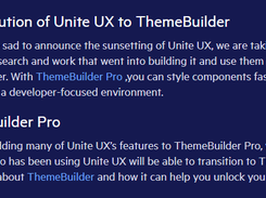 Unite UX Screenshot 2