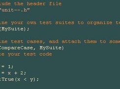 a simple example with comment