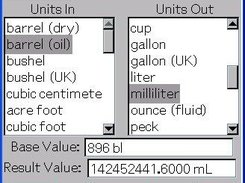 unitsPda- Choose units, Convert!