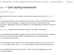 unittest Screenshot 1