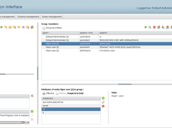 Web administration interface