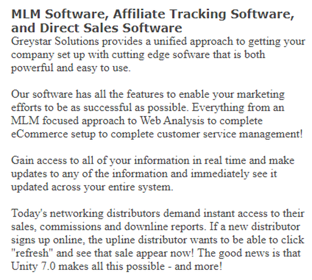 Unity MLM Screenshot 1