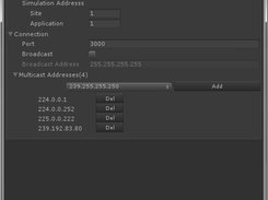 Development Screenshot: Wizard to st up a scene for DIS