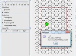 Hex map coordinate system model and rendering demo