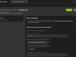 SAML Identity Provider