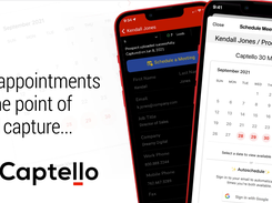 Easily connect team calendars with Captello. At the point of lead capture, set that appointment with confidence. Automatic confirmation and reminder notifications keep everyone on the same page.