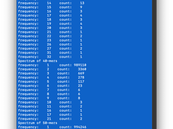 show spectrum of multiple k's