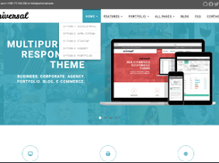 Universal Theme for Hugo Screenshot 1