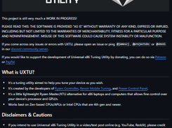 Universal X86 Tuning Utility Download | SourceForge.net