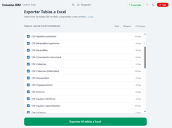 Exportar Tablas a Excel