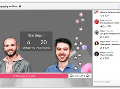 Modern webinar software for engaging live and on-demand webinars.