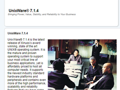 UnixWare Screenshot 1