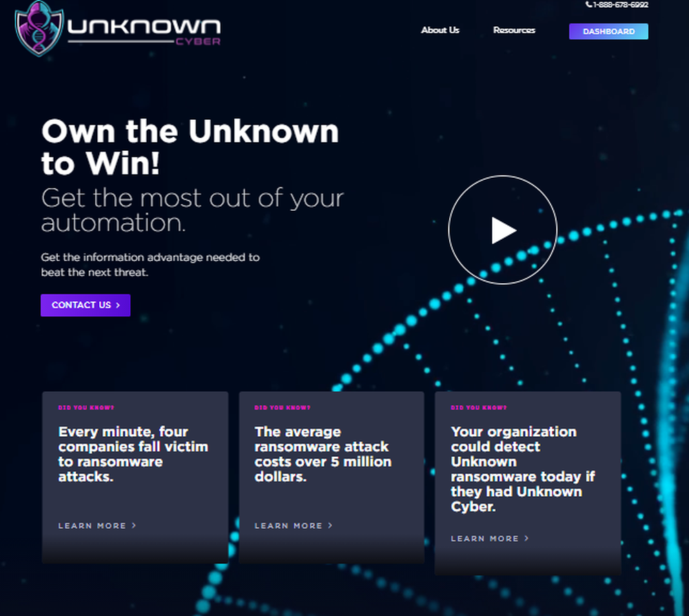 Unkown Cyber Screenshot 1