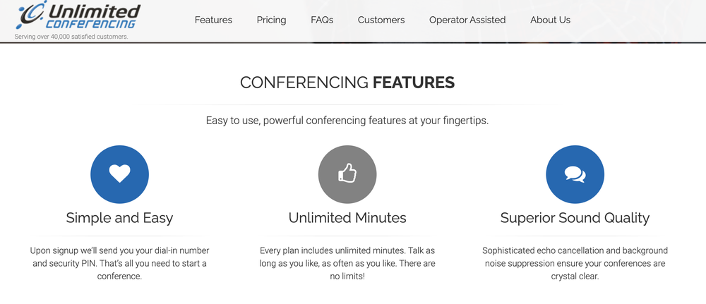Unlimited Conferencing Screenshot 1